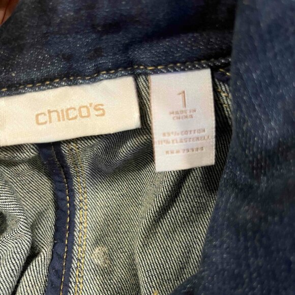 Chico's denim jacket - Picture 2 of 3